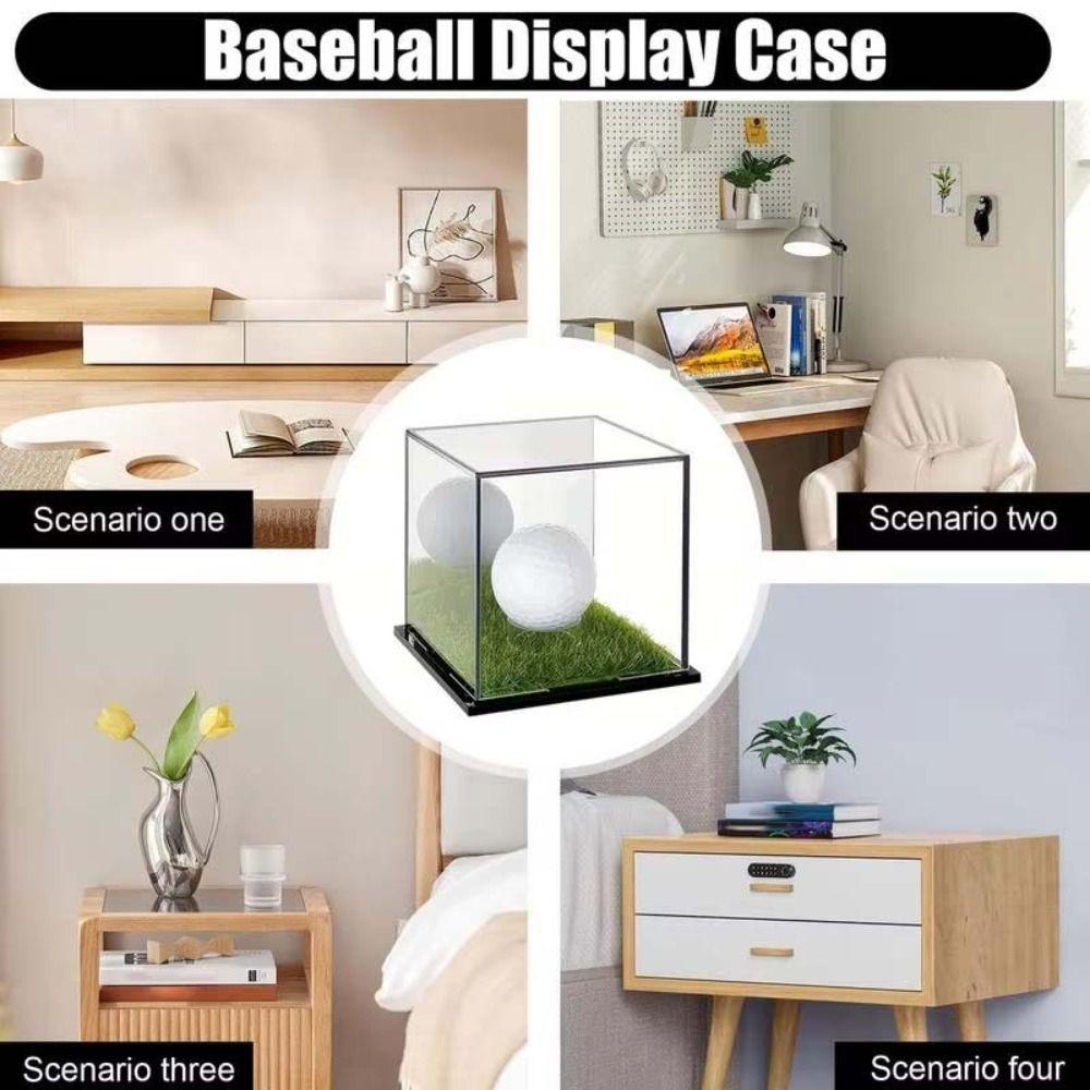 Rasen Design Golfball Vitrine Transparente Golfball Acrylbox Golfzubehör