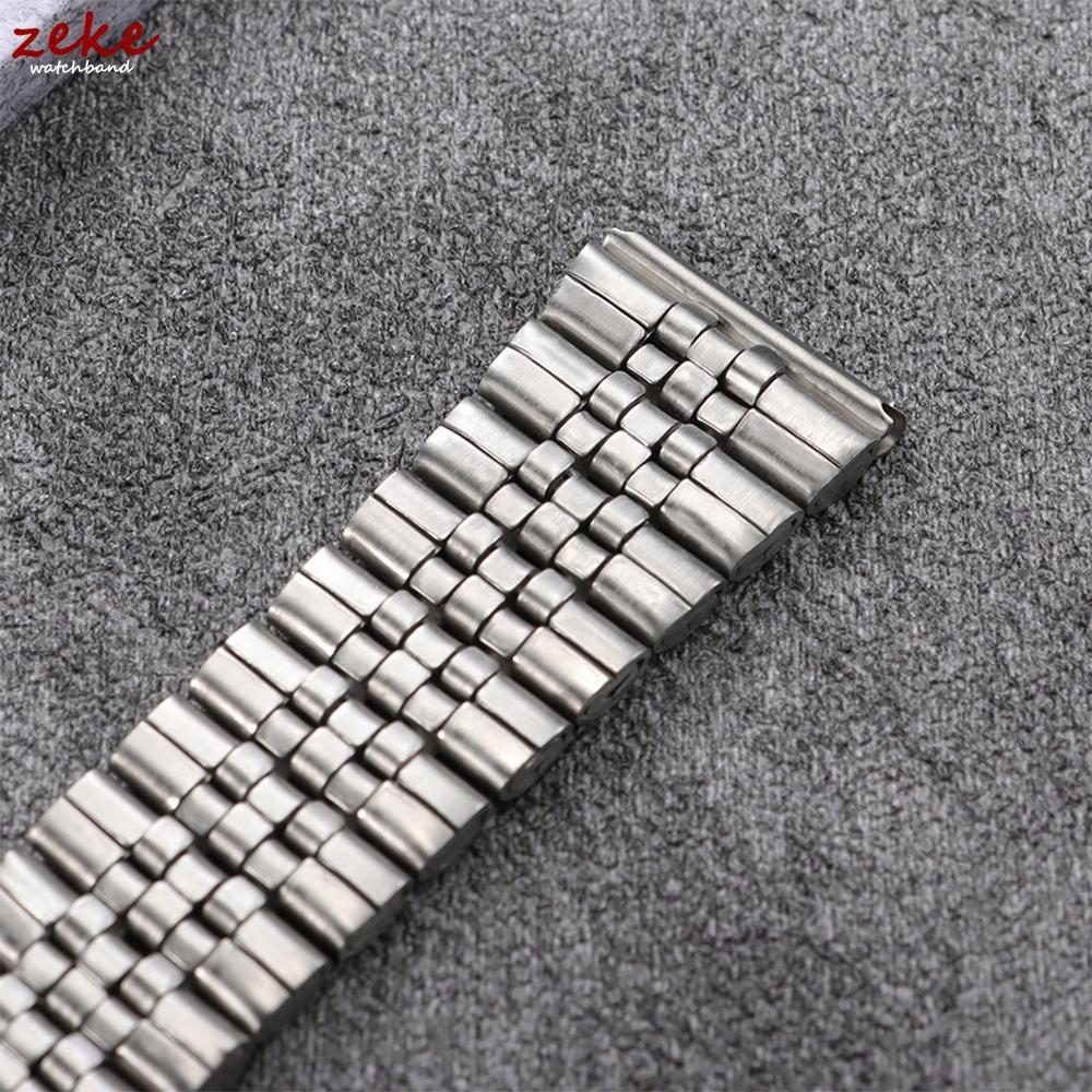 18mm 20mm 22mm Stainless Steel Watchband for Omega for Seiko Bracelets Adjustable Folding Buckle Strap Men's Universal Wristband