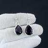Pink Amethyst Earring,925 Sterling Silver Earring Beautiful Gemstone Cabochon Amethyst Stone Earring Birthday Earring Gift For Her For Women
