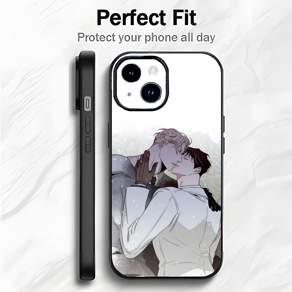 Romantic BL Comic R-Roses And Champagne Phone Case Phone Case Soft Packaging Lightweight For iPhone17 16 15 14 13ProMax