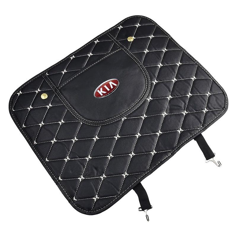 Car Anti-kick Pad Interior Leather Auto Seat Back Protector Pads Anti Scratch For KIA Sportage Ceed Rio 3 Picanto Proceed Gt Stinger 4 K7