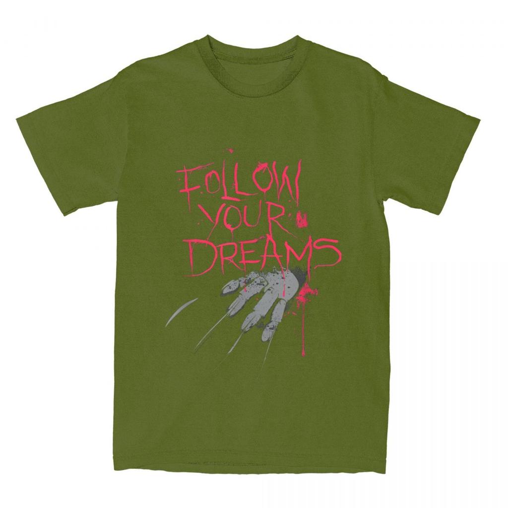 Elm Street Nightmare T-Shirt F-Freddy K-Kruger T Shirts Short-Sleeve Streetwear Tops Summer Pure Cotton O-Neck Oversize Tees