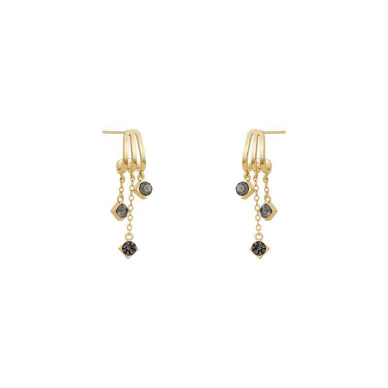 2025 Französische Retro Zirkon Quasten Ohrstecker für Damen - Exquisit & Modisch