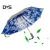 Folding Umbrella with Fan USB Rechargeable UV Sun Protection Tri-fold Umbrella Portable Waterproof Windproof Summer Outdoor Sun Rain Umbrella