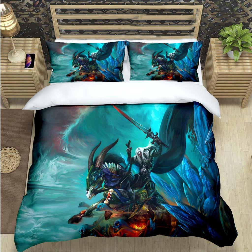 Western Style Bedding Set Sea Turtle Bedlinen White Quilt Set with Pillow Cover Super King Beds 3d Comfortable Thick Bedclothes