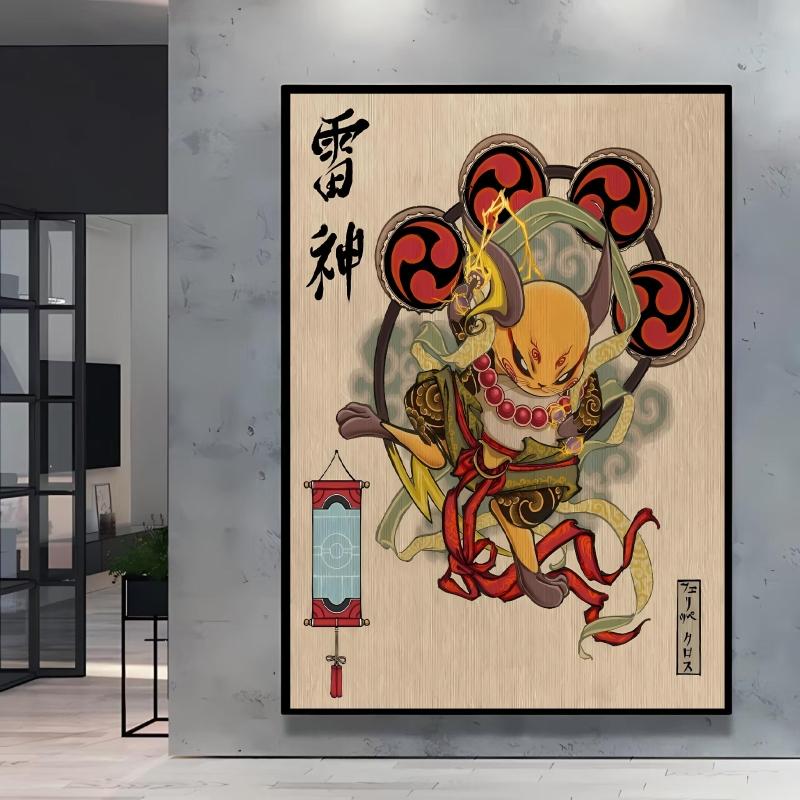 Anime Posters Wall Art Pokemon Cartoon Character Picture Modular Prints Home Room Painting Children's Bedroom Decor Best Gift