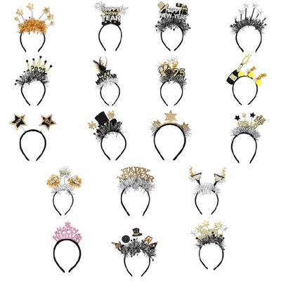 New Year Headwear Hair Hoop for Women and Girls Stylish Accessory for All Occasion Multipurpose Headband Photo Props