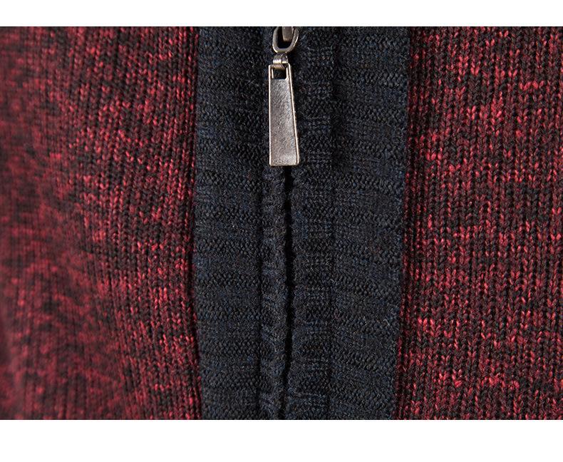 Men's Trendy Autumn/Winter Hooded Wool Cardigan Sweater