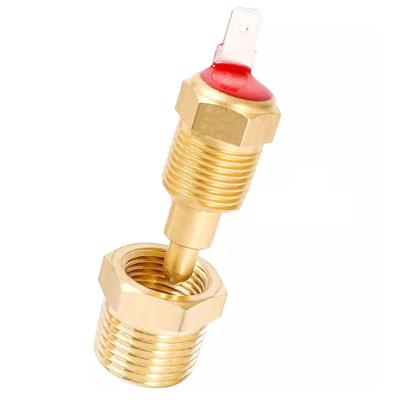 Coolant Water Oil Sensor Coolant Temp Sensor Accurate Temperature Measurement Brass Thread-in Probe Automotive Cooling System