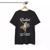 Ballet Graphic T Shirt Retro Dancing Art Performance Unisex Heavy Cotton Tee