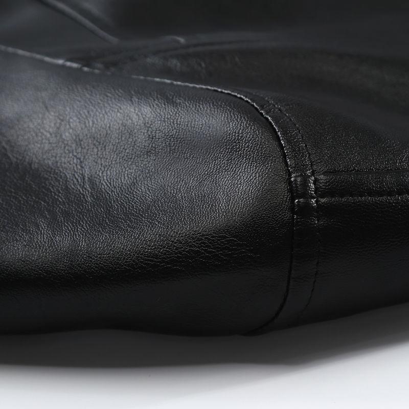 Podzim Zima Korejský Silný Pevný Kabát Muž Kapsa na zip Pro volný čas Plus Sametové topy Volná kožená bunda Móda Y2K Pánské oblečení