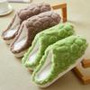 New cotton shoes women's winter home indoor thick bottom non-slip warm household couple plush cotton slippers men