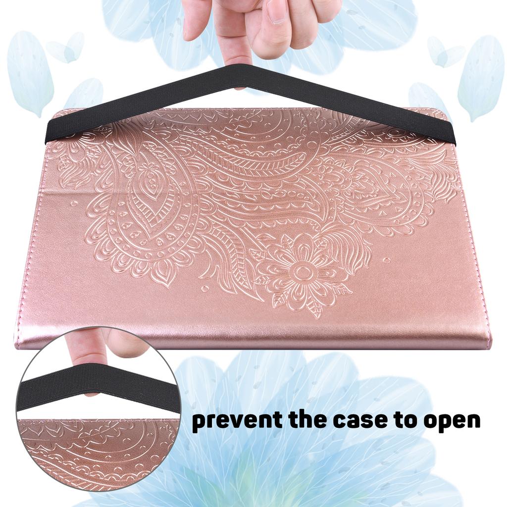 For Xiaomi Redmi Pad SE 4G 8.7 Inch Case Peacock Flower Pattern Card Holder Leather Tablet Cover