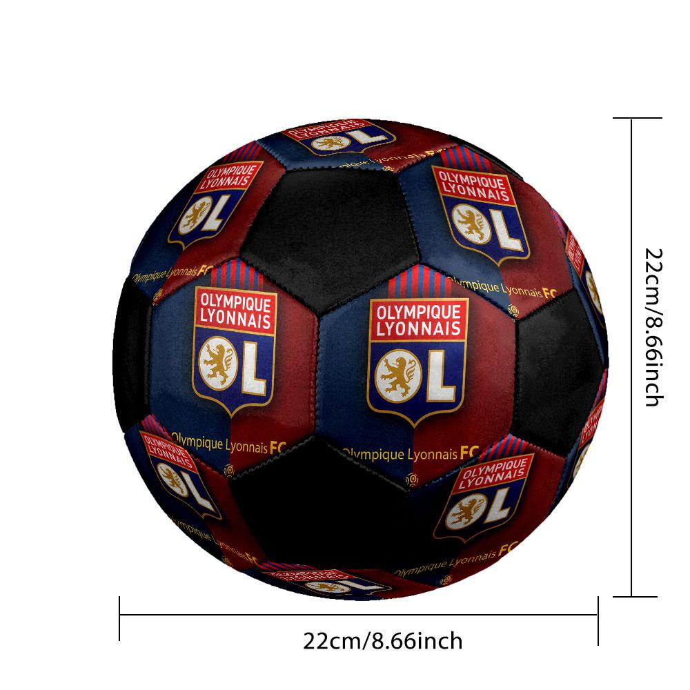 1 Stück OL Größe 5 Fußball PrahaHallenfußball Ball Bunt Alle Altersgruppen Maschinengenäht PVC Wettkampfbereit Langlebig Hoher Rückprall