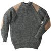 Highland 2000 Park Ranger Made In Knitwear Sweater, England, Men's (Small, Black/White)
