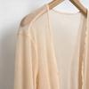 2026 Summer Sheer Ice Silk Bow Cardigan with Sun Protection
