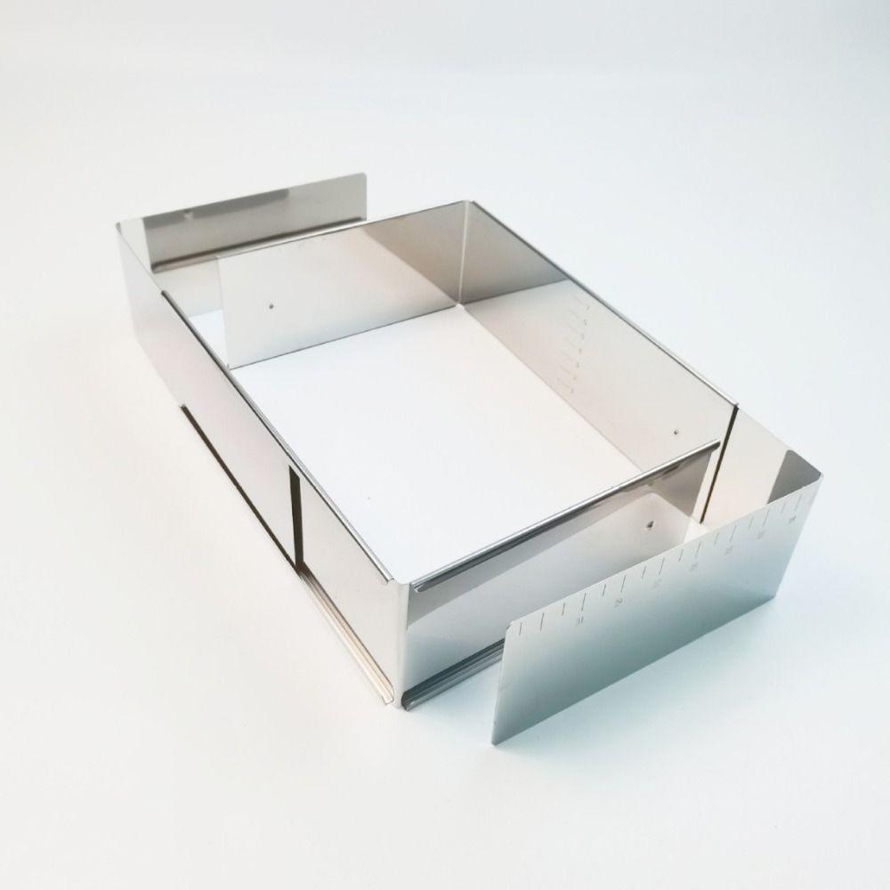 Rectangular Adjustable Cake Mold Rust-proof Mousse Cake Ring  Home Bakery