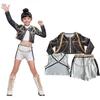 3-teiliges Kpop-Kostüm Rumi Sängerin Tanzkleid 3D-Druck Mädchen Halloween Weihnachts-Kostüme Cosplay Ausgefallene Bühnenauftritts-Outfits