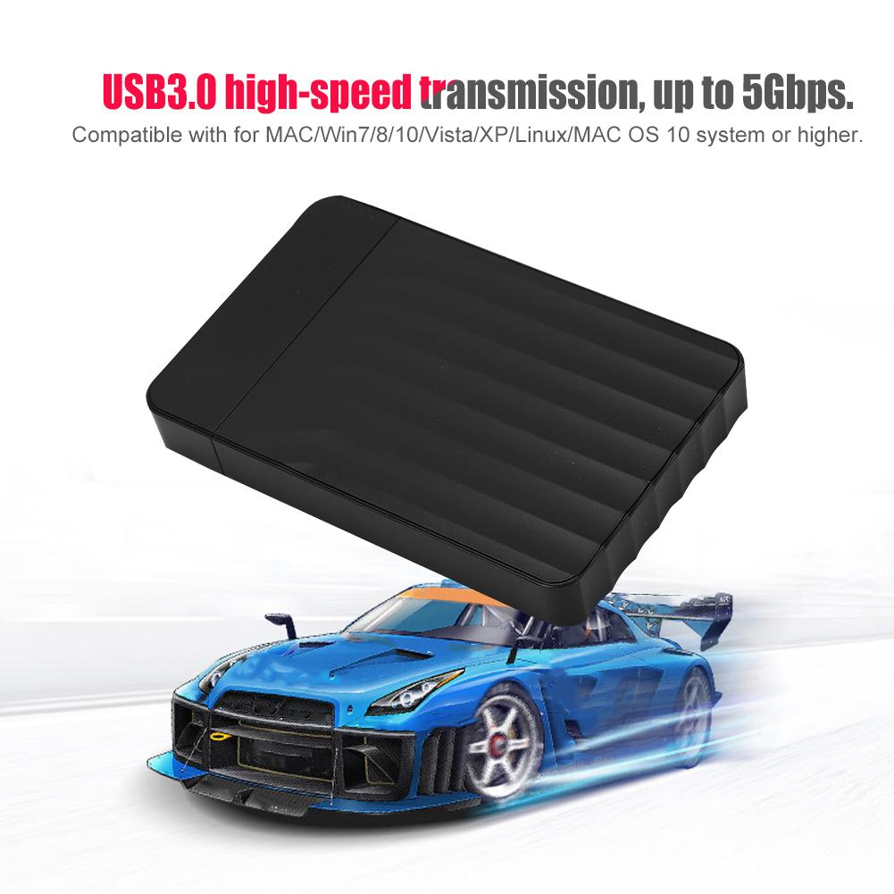 2.5in SATA SSD USB3.0 5Gbps Sabit Disk Kutusu HDD Muhafaza Kılıfı MAC Windows Linux İçin (Sabit Diski Dahil Etmeyin)
