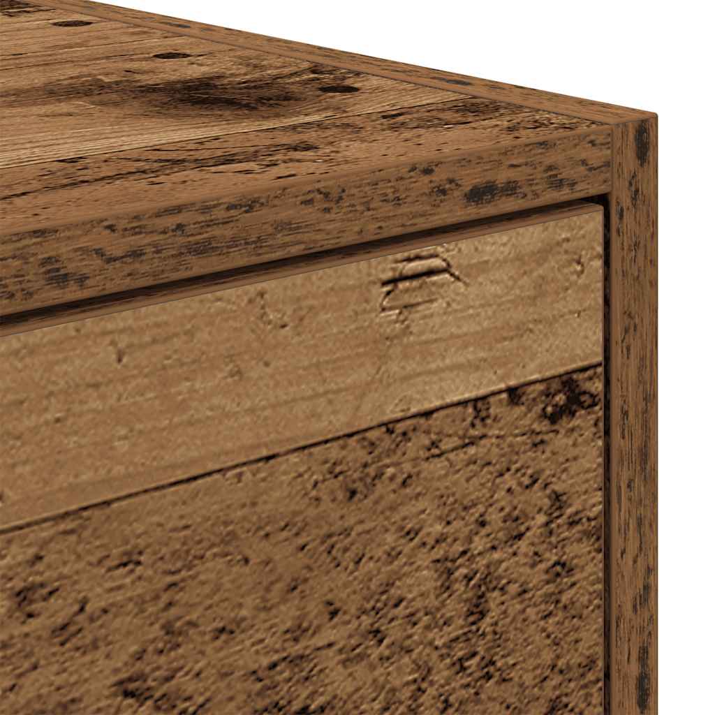 TV Cabinet with Rustic Wood Look 80 x 31 x 25.5 cm Particleboard