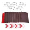 10 stk 75*100 mm Ultrafine Våt/Tørr Slipe svampblokker Assortert Korn 120-3000 Vaskbar Gjenbrukbar For Polering Slipeskiver