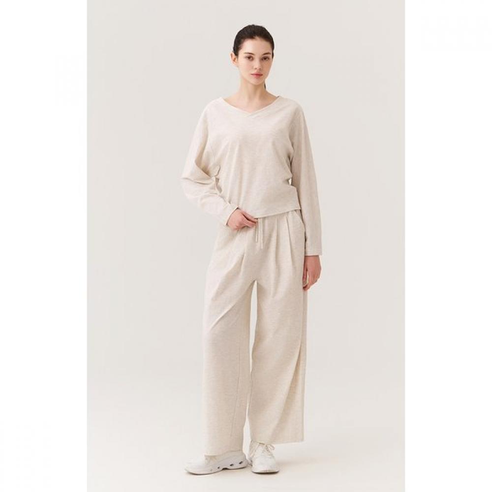 Huit Women Presentation Two Tuck Wide Fit Pants Htwpn5k03t