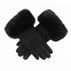 REACH STAR Women's Plaid Touch Screen Suede Gloves