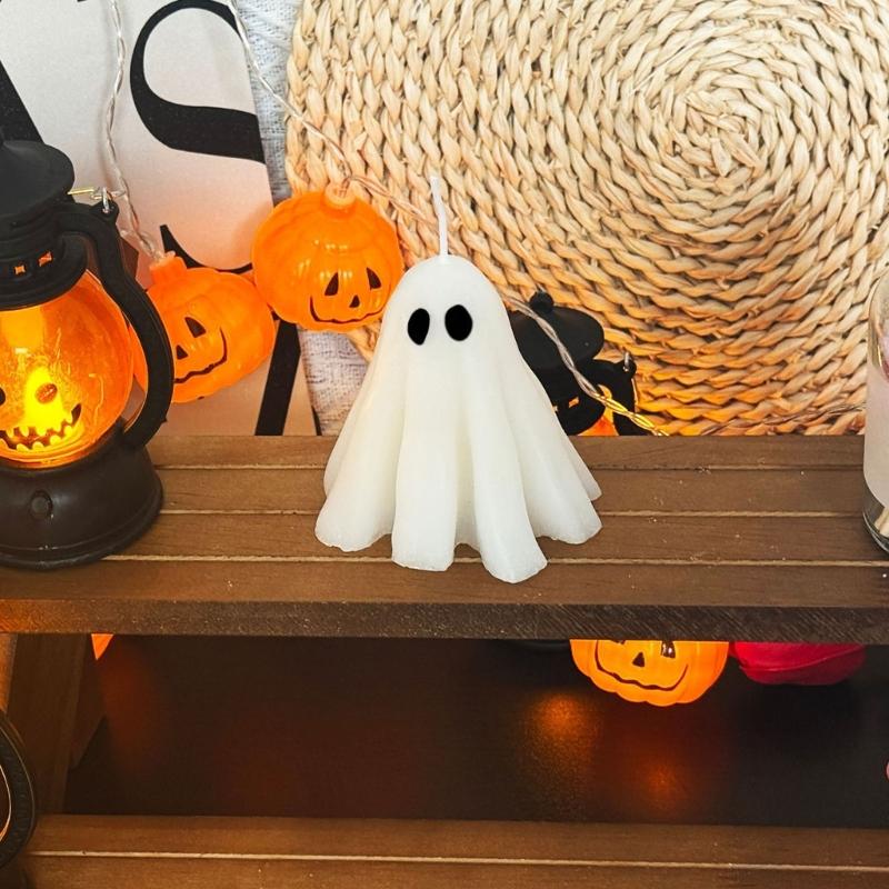 5 Piece Haunting Wax Candle Set Mysterious Flame Safe Decoration Scented Candle Accessories For Festival Event