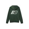 New Balance Logo Fleece Hoodie Asia Sizing 'Nightwatch Green' Men's AMT23511-NWG