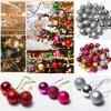 24Pcs Christmas Tree Balls Decor Ornament Xmas Party Decorations Glitter Balls  Festival Supplies