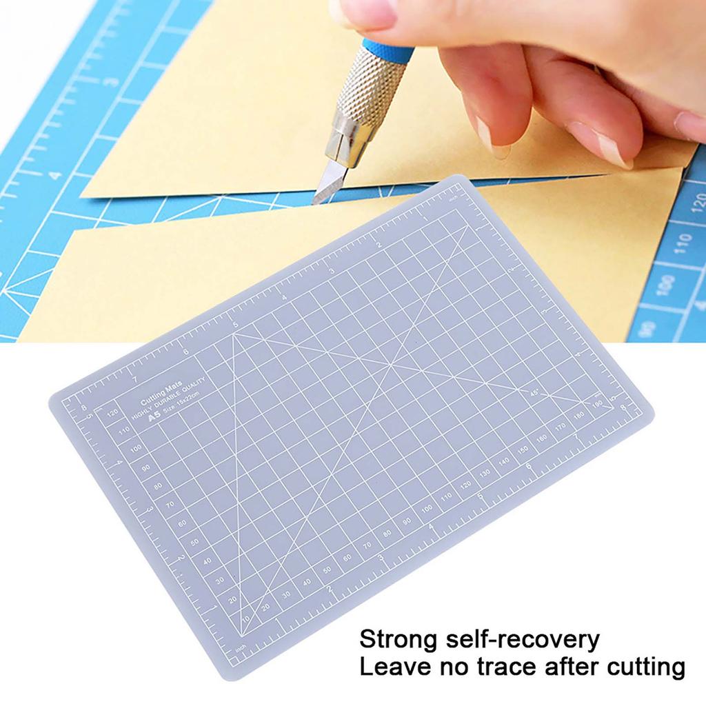 Translucent Cutting Pad Non Slip Cut Board Hand Made Tool Non Reflective for Rubber Stamp
