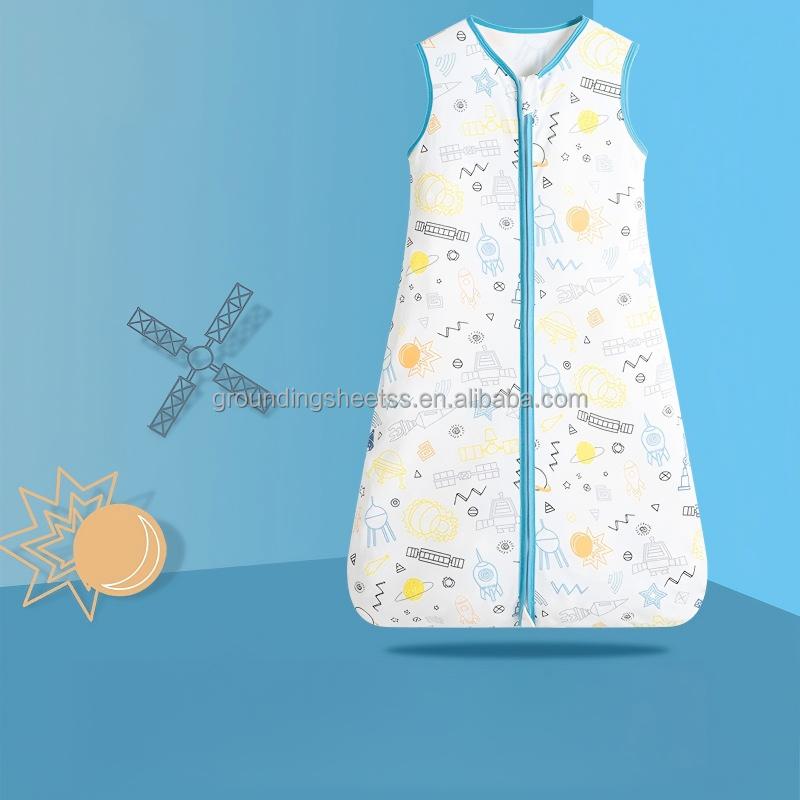 Baby Sleep Sack Wearable Blanket Baby Sleeping Bags 0.5 Tog Sleeveless Zipper Baby for Newborn