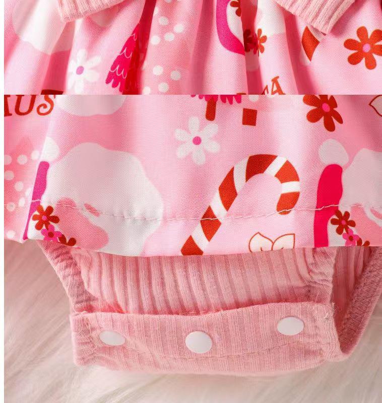 Baby Girl's Bowknot Dress Bodysuit with Hairband (Spring/Autumn)