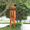 Bamboo Wind Chime Windchimes Outdoors for Outside Decorations Home Large Gift Statue Deep Tone