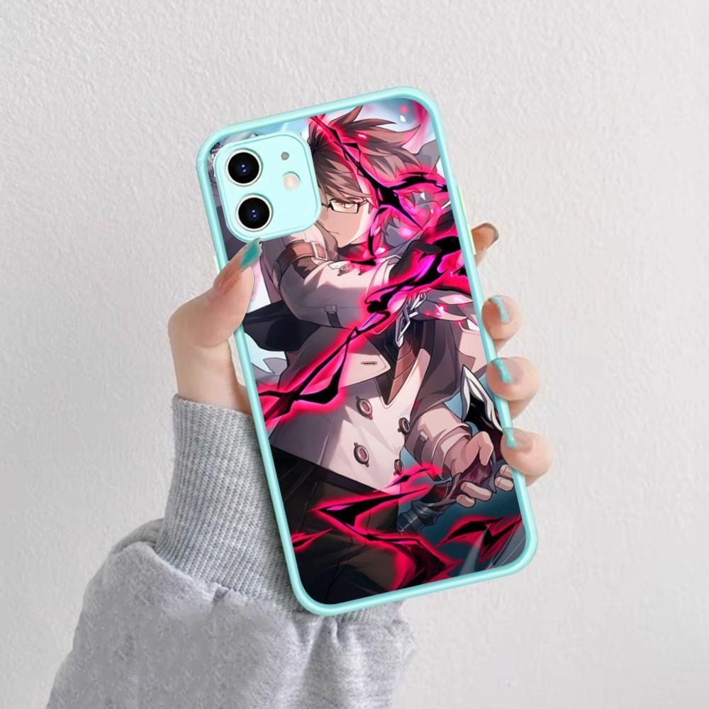 

Honkai Game S-Star R-Rail Phone Case For IPhone 14 11 12 13 Mini Pro Max 8 7 Plus X XR XS MAX Translucent Matte Cover iphone 12