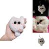 Cute Cat Plush Toy Keychain For Gifts And Decor Adorable Stuffed Animal With Embroidered Features