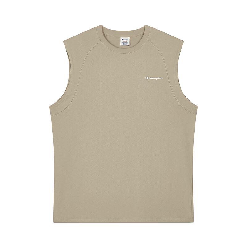 Champion Unisex Embroidered Logo Sleeveless Cotton T-Shirt