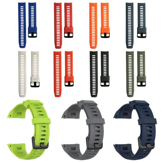 Uhrenarmband Bequemes Smart-Armband-Armband Weiches Silikon-Ersatzarmband für Garmin Instinct