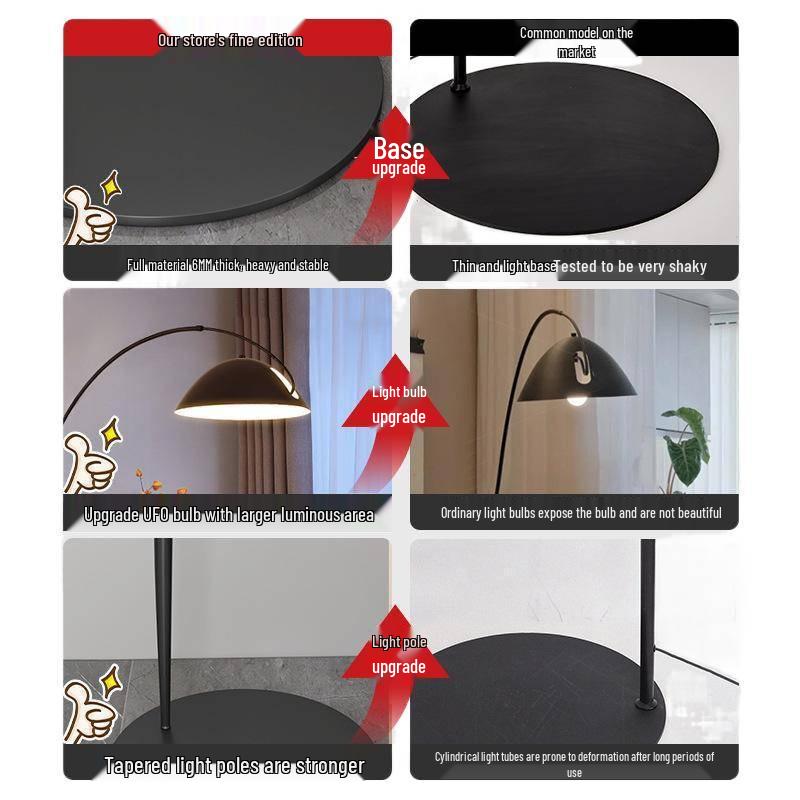 Nordic Minimalist Fishing Floor Lamp - Elegant Living Room Decor, Atmospheric Vertical Light, Luxurious Art Design