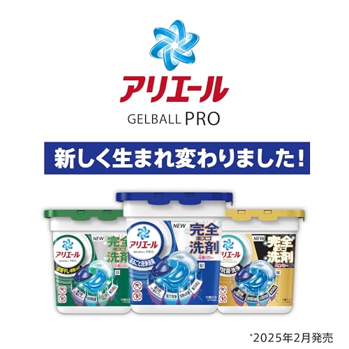 Ariel Laundry Detergent Gel Ball Pro, Full Cleaning and Deodorizing, Clean and Refreshing Scent, Refill Pack of 100 [Large Capacity]