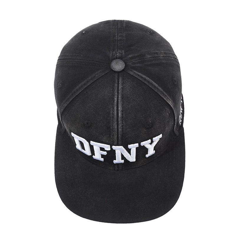 Boné bordado de hip hop com letras, masculino e feminino, chapéu plano para atividades ao ar livre, boné de beisebol, chapéu snapback, viseira de sol, chapéu de pesca, boné de pico