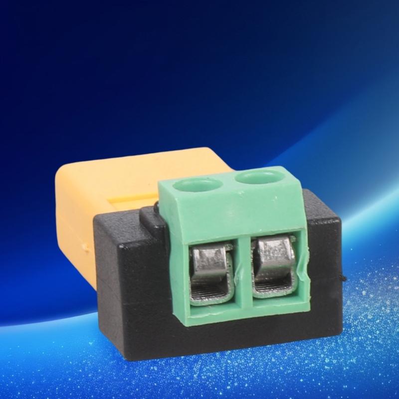 XT60 Male To 2Pin Solderless Terminal Adapter For Drones Solar Panel Remote Models 10A Current