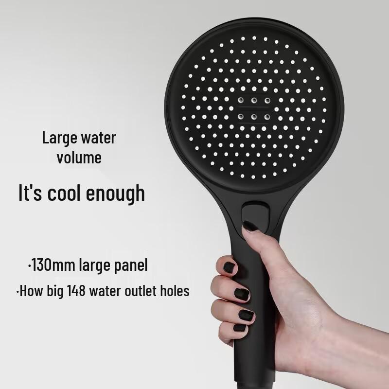 High-Output Three-Speed Boost Shower Head for Enhanced Pressure