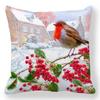 1 piece of Christmas Day party decoration pillowcase Winter Snowman animal print cushion suite room home decoration gift