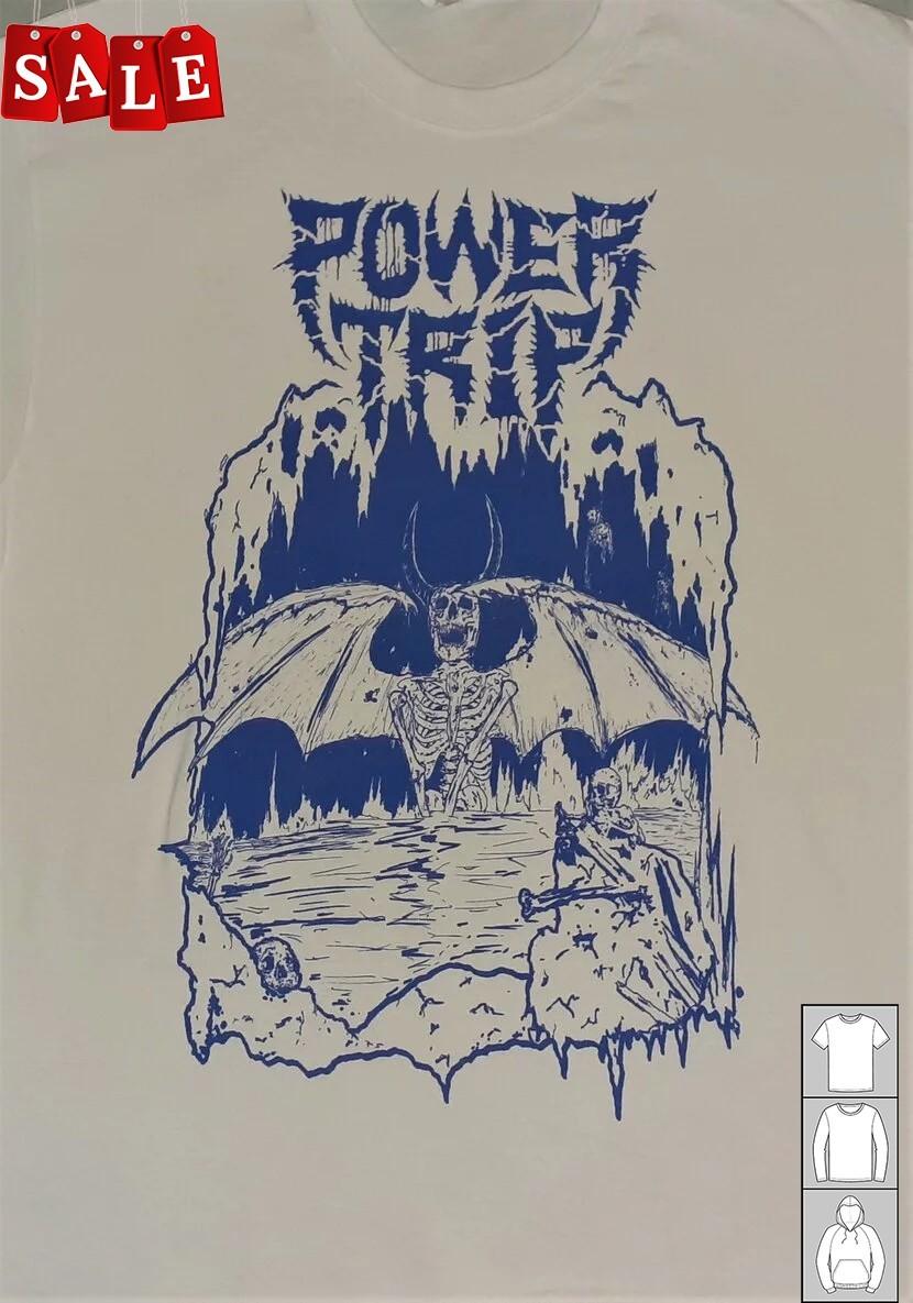 Hot Power Trip Band Music White Gift For Fans Unisex S-5XL Shirt LW488 S