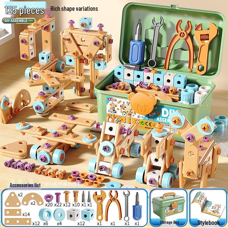 Children's Repair Toolbox Set with Electric Screwdriver - Educational Role Play Toy