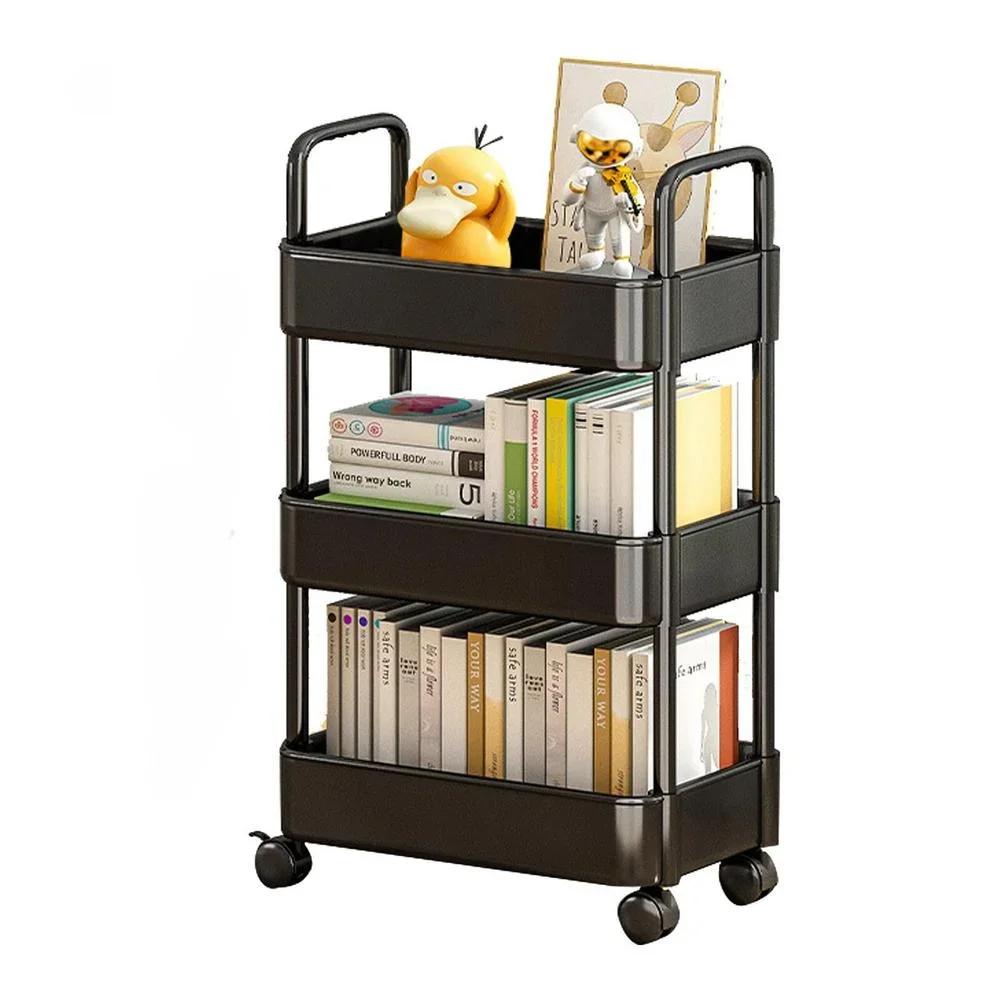 Floor-standing Kitchen Snack Shelf Organizer Bathroom Accessories Home Stand Rack Cart for Storage Multifunctional Trolley Toy