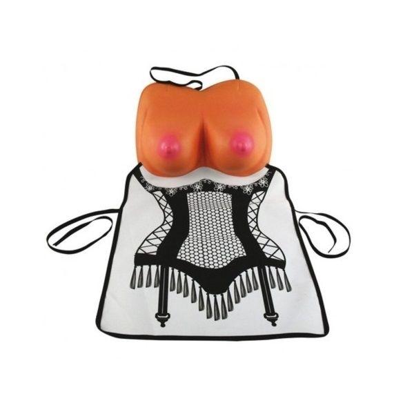Humorous Apron Woman In Sexy Lingerie Funny Funny