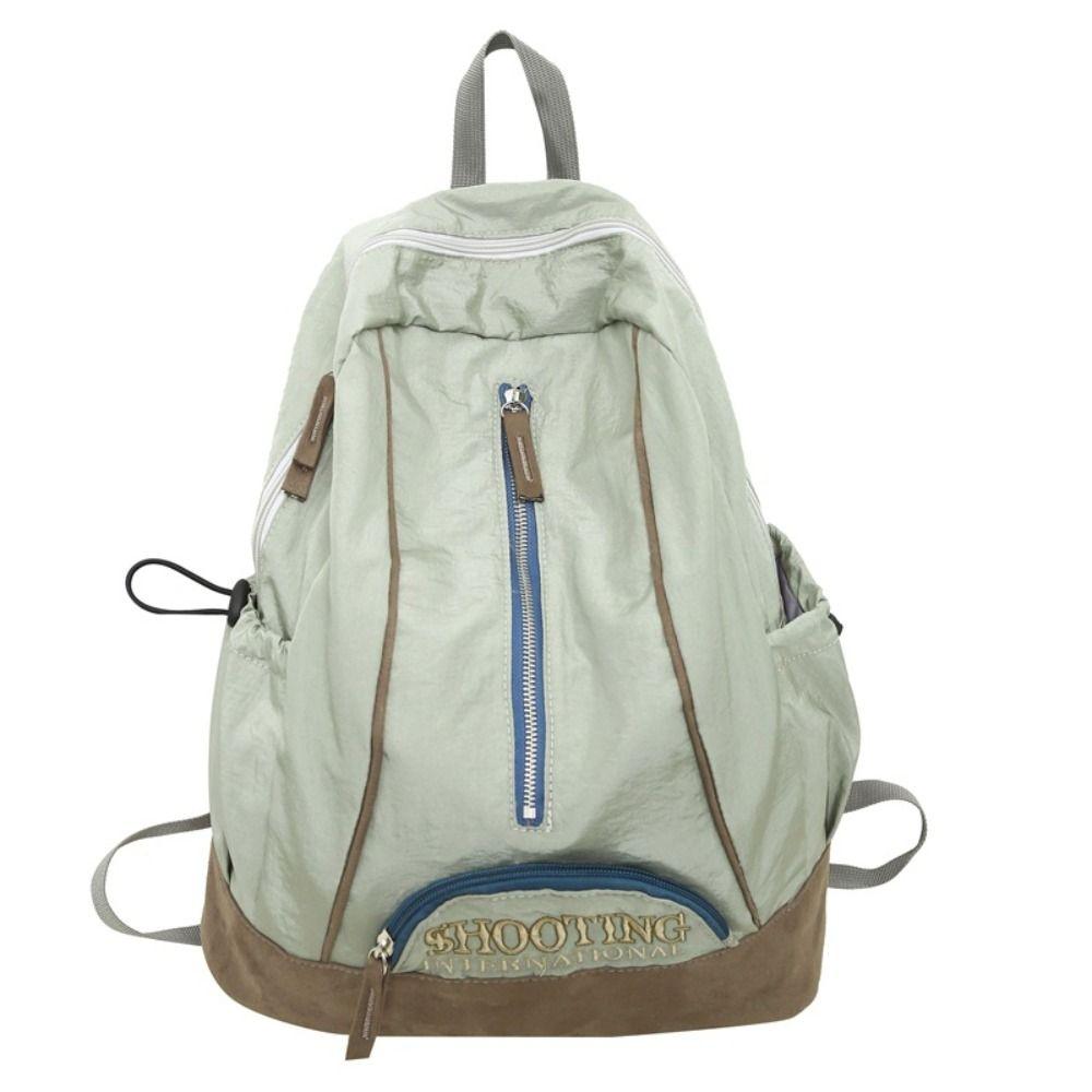 

Polyester Casual Schoolbags Multi-pocket School Bags Trendy Ins Backpack Unisex Style 2