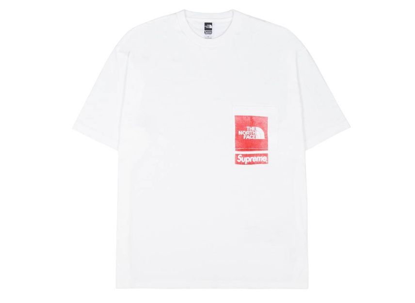 Supreme The North Face Printed Pocket Tee White XL